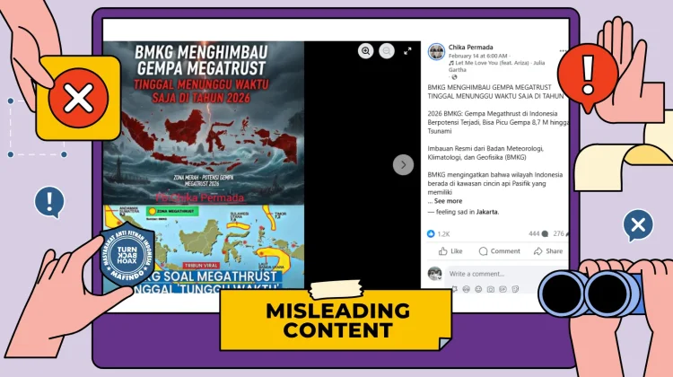Hoaks: BMKG Prediksi Potensi Tsunami dan Megathrust di Indonesia