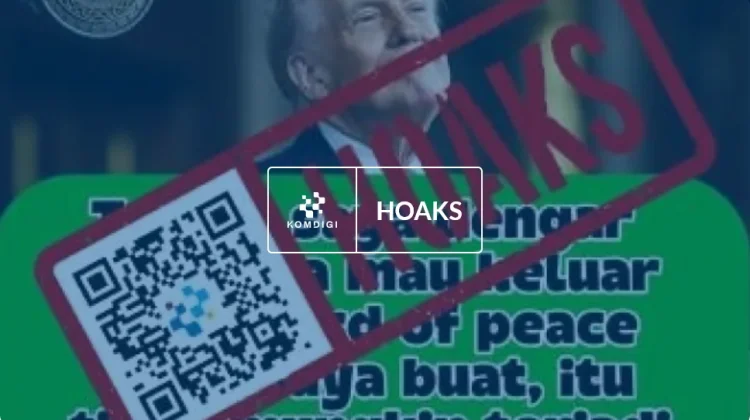 Hoaks: Donald Trump Tanggapi Keras Rencana Indonesia Keluar dari BoP