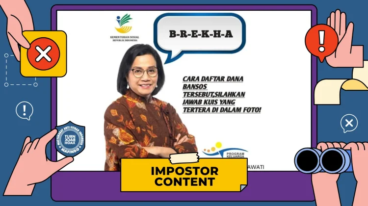 Hoaks: Sri Mulyani Bagi-Bagi Bansos 2026