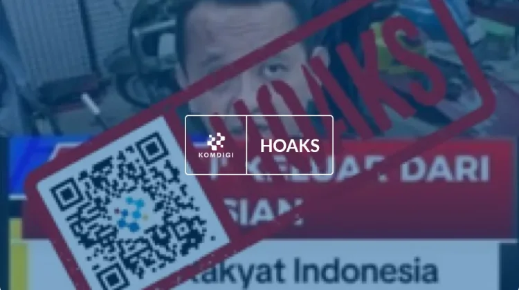 Hoaks: Bahlil Wajibkan Masyarakat Pakai Motor Listrik