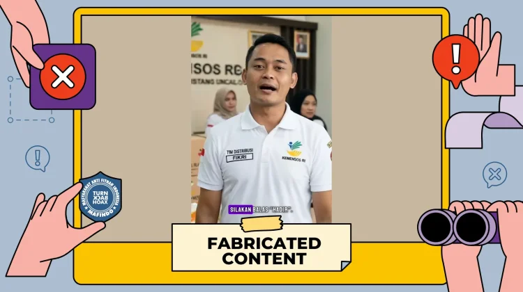 Hoaks: Pendaftaran Bansos Kemensos lewat Facebook