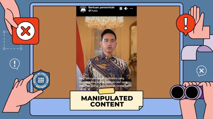Hoaks: Gibran Umumkan Program Dana Hibah dari Arab Saudi