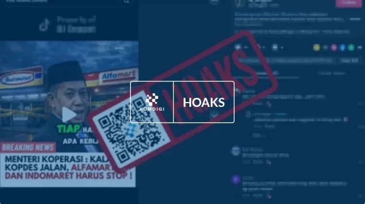Hoaks: DPR Menyetujui Penutupan Ritel Modern Demi Koperasi Desa