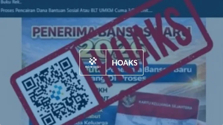 Hoaks: BLT UMKM dengan Syarat Kirim Foto KTP dan KK