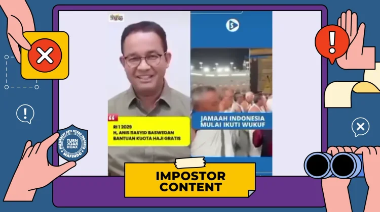 Hoaks: Bantuan Kuota Haji Gratis dari Anies Baswedan