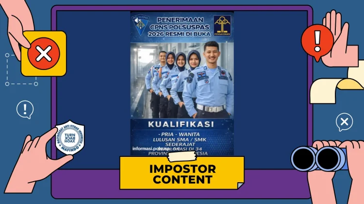 Hoaks: Tautan Pendaftaran CPNS POLSUSPAS 2026