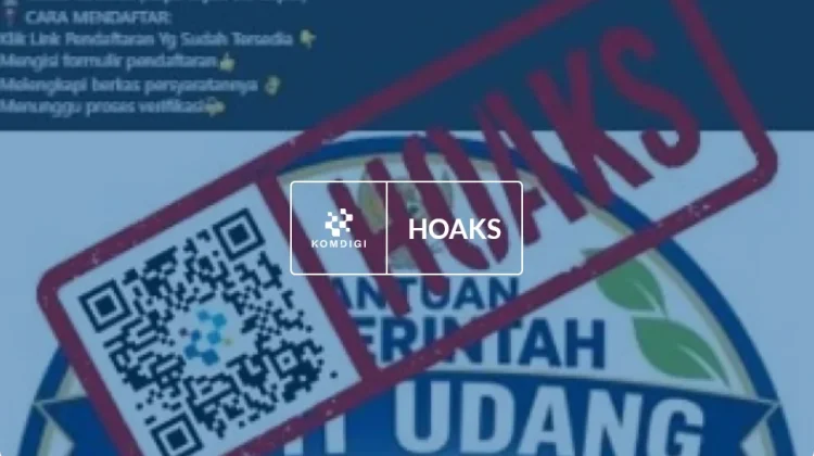 Hoaks: Tautan untuk Klaim Benih Udang Gratis dari Pemerintah