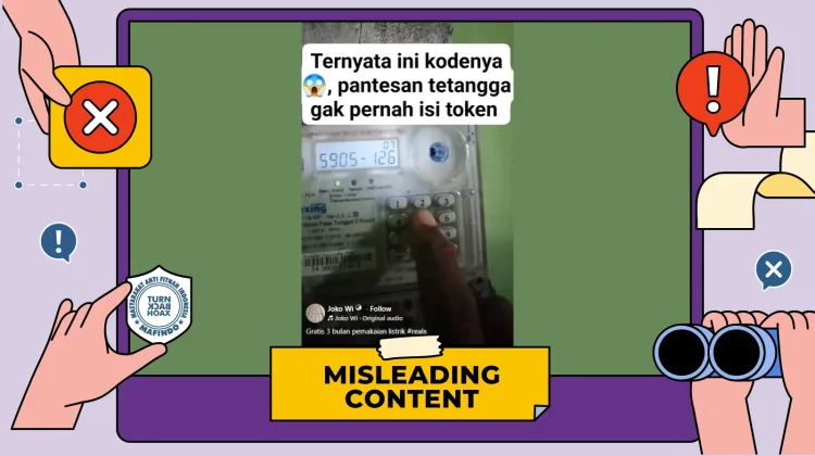 Hoaks: Kode Token Listrik Gratis untuk Tiga Bulan