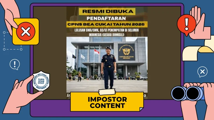 Hoaks: Pendaftaran CPNS Bea Cukai 2026