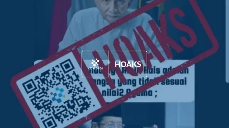 Hoaks: Kementerian Agama Tuding Amien Rais Provokator Bangsa