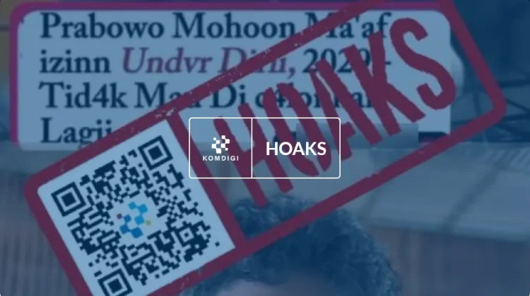 Hoaks: Presiden Prabowo Menolak Capres 2029