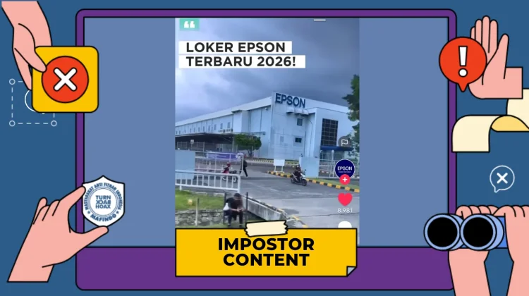 Hoaks: Tautan Pendaftaran Rekrutmen PT EPSON 2026
