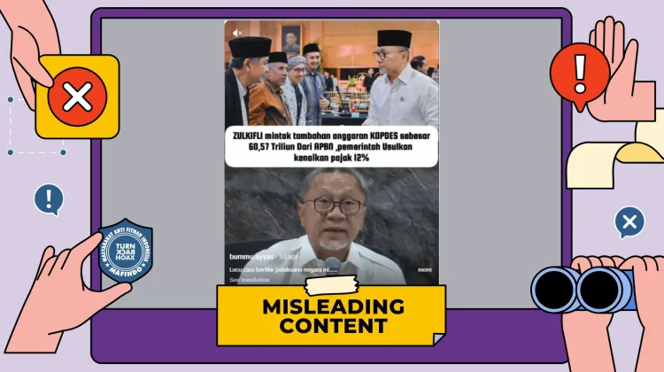Hoaks: Zulhas Minta Tambah Anggaran Koperasi Desa Rp60 Triliun dari APBN