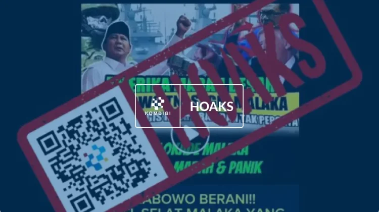 Hoaks: Amerika Marah Presiden Prabowo Segel Selat Malaka