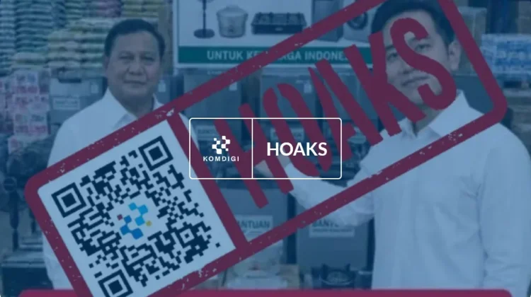 Hoaks: Bantuan Alat Dapur dari Prabowo Gibran