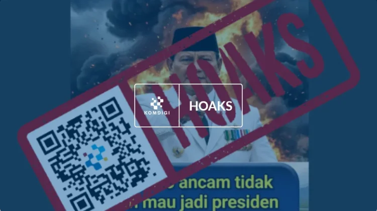 Hoaks: Presiden Prabowo Ancam Mundur jika MBG Dihentikan