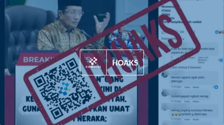Hoaks: Kemenag Sebut Zakat dan Infak Dikelola Pemerintah untuk Hindari Neraka