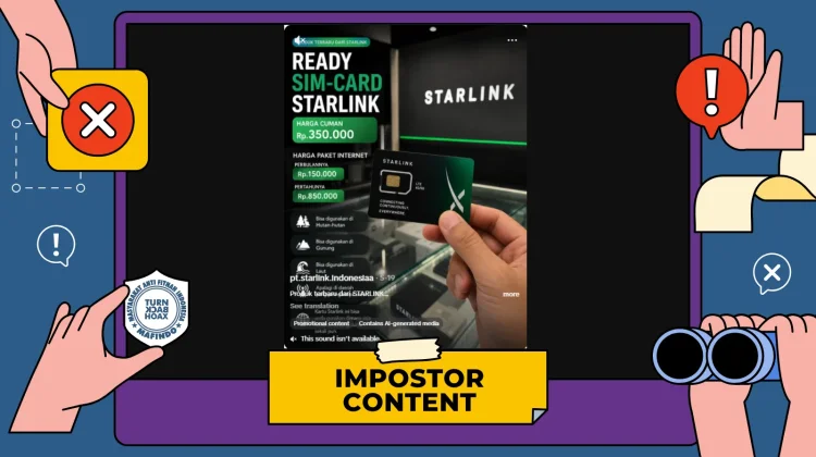 Hoaks: Nomor Kontak untuk Pembelian SIM Card Starlink