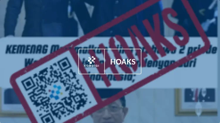 Hoaks: Kemenag Ramal Kemiskinan Hilang jika Prabowo Jabat Presiden Dua Periode