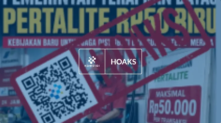 Hoaks: Pembelian Pertalite untuk Sepeda Motor Dibatasi Rp50.000 Per Transaksi