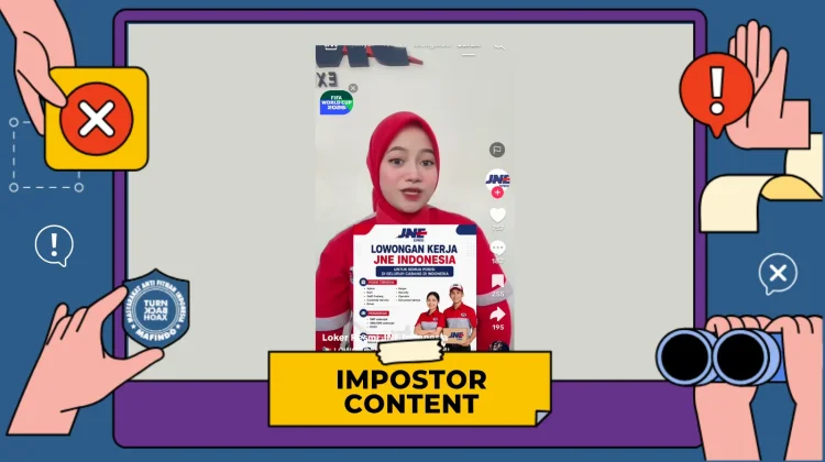 Hoaks: Tautan Pendaftaran Lowongan JNE