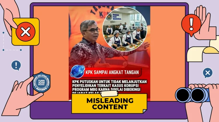 Hoaks: KPK Hentikan Penyelidikan Kasus Korupsi MBG