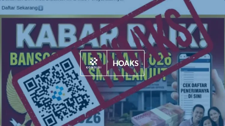 Hoaks: Tautan Pendaftaran Bantuan PKH Rp1,7 Juta dari Kemensos