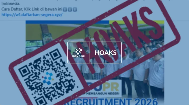 Hoaks: Tautan Pendaftaran Tenaga Pendamping Masyarakat Tahun 2026
