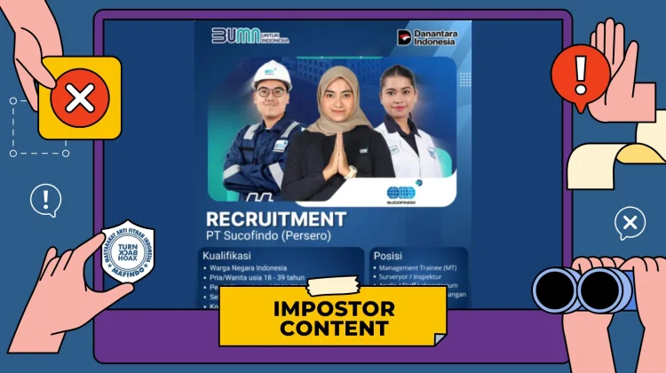 Hoaks: Lowongan Kerja PT Sucofindo (Persero)