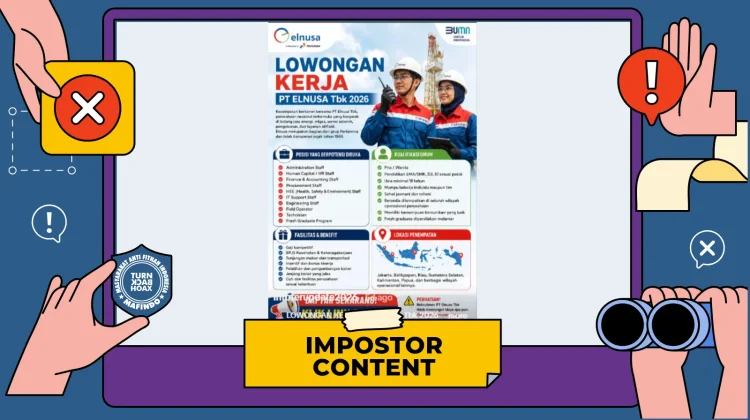 Hoaks: Tautan Lowongan Kerja PT Elnusa Tbk