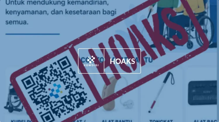 Hoaks: Tautan untuk Klaim Alat Bantu Disabilitas dari Pemerintah