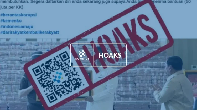 Hoaks: Bantuan Dana Rp50 Juta per Keluarga dari Kemenkeu