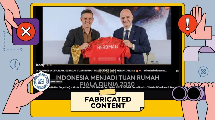 Hoaks: Indonesia Jadi Tuan Rumah Piala Dunia 2030