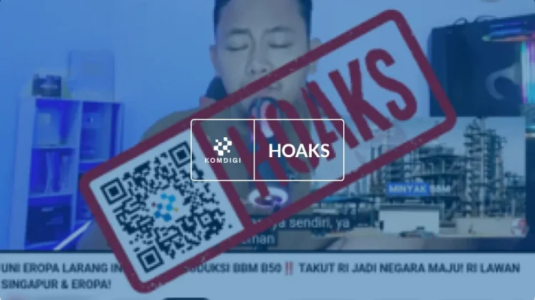 Hoaks: Uni Eropa Larang Indonesia Produksi BBM B50