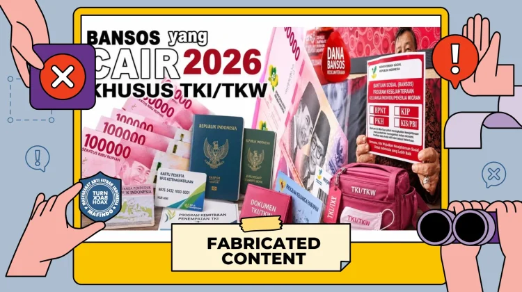 Hoaks: Pendaftaran Program BLT Khusus TKI/TKW 2026