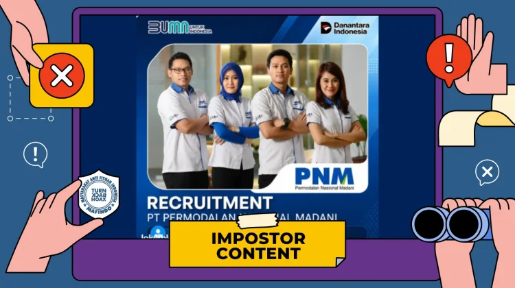 Hoaks: Lowongan Kerja PT Permodalan Nasional Madani