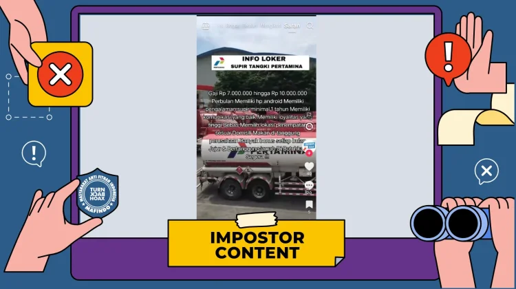Hoaks: Video Lowongan Sopir Tangki Pertamina