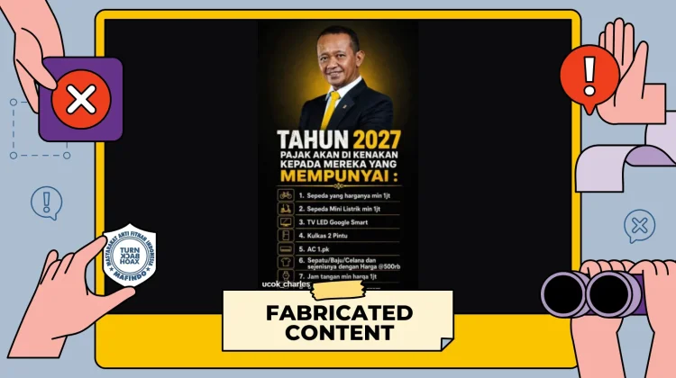 Hoaks: Tahun 2027, Pemilik AC hingga Kulkas Bakal Dikenai Pajak