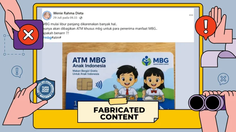 Hoaks: MBG Bakal Disalurkan lewat Kartu ATM