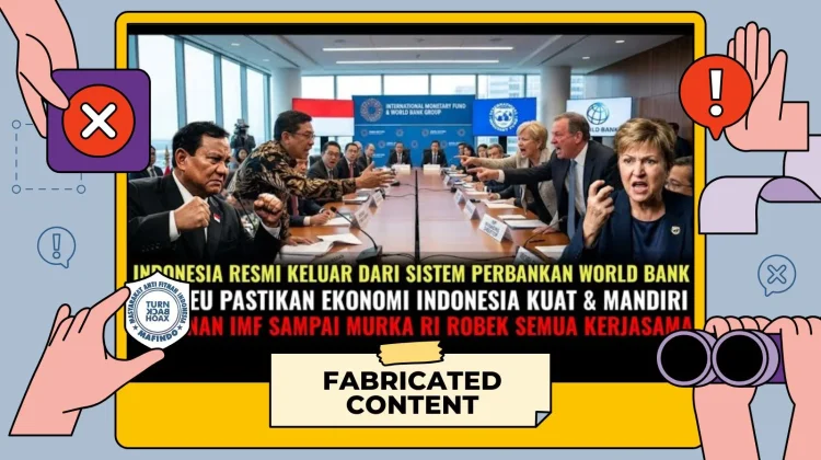Hoaks: Indonesia Resmi Keluar dari Keanggotaan World Bank