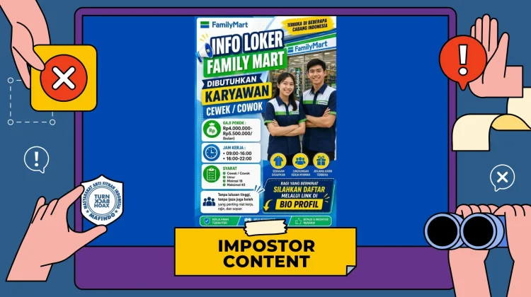 Hoaks: Tautan Pendaftaran Lowongan Kerja FamilyMart