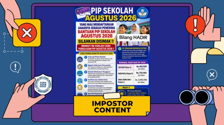 Hoaks: Tautan Pendaftaran Program Indonesia Pintar (PIP)