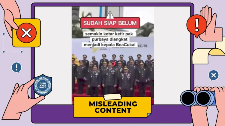 Hoaks: Purbaya Diangkat Jadi Kepala Bea Cukai