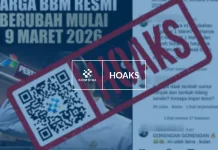 Hoaks: Harga BBM Naik pada 9 Maret 2026