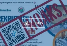 Hoaks: Tautan Pendaftaran Rekrutmen Pegawai Koperasi Merah Putih