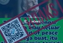 Hoaks: Donald Trump Tanggapi Keras Rencana Indonesia Keluar dari BoP