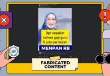 Hoaks: DPR Sepakati Gaji Guru Rp5 Juta per Bulan