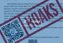 Hoaks: Surat Peralihan Nakes Non-ASN Jadi CPNS