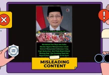 Hoaks: Menag Minta Warga Setor Dana untuk Pengganti Kurban