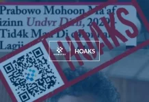 Hoaks: Presiden Prabowo Menolak Capres 2029